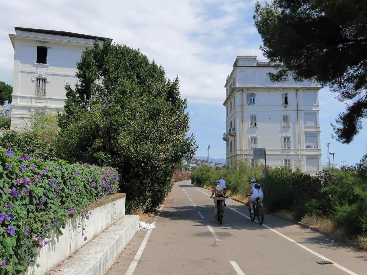 pista ciclabile Imperia via Andreoli